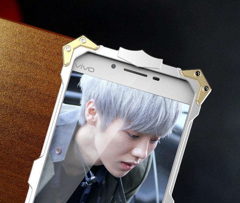 SIMON THOR Aviation Aluminum Alloy Shockproof Armor Metal Case Cover for vivo X7 Plus & vivo X7 