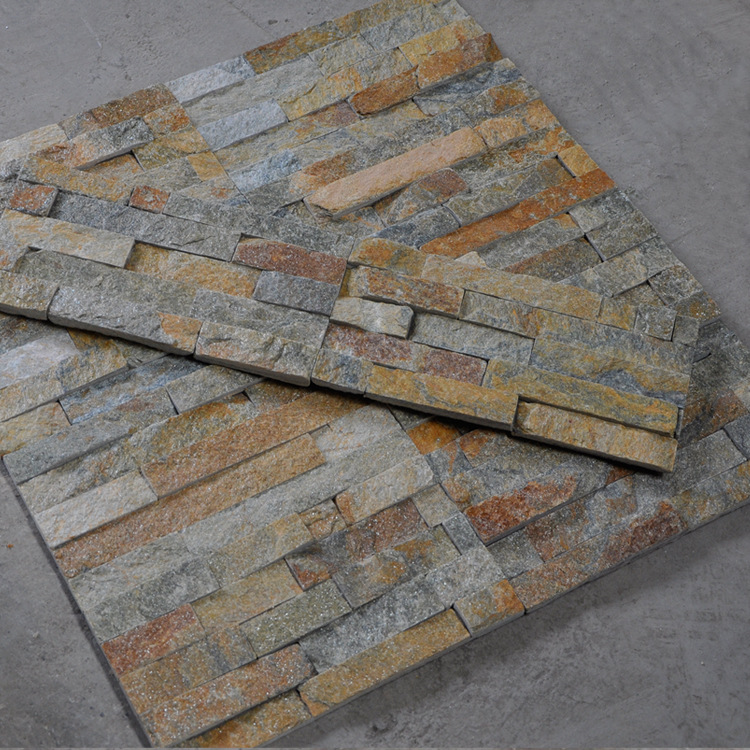 锈石英粘接(胶粘)条型文化石03