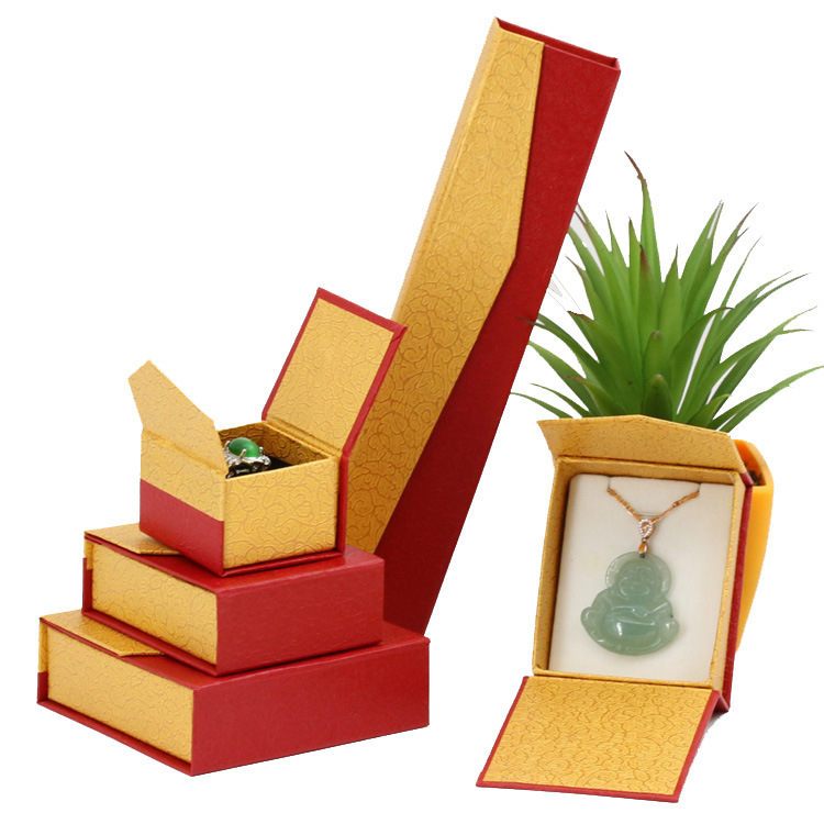 珠宝首饰包装纸盒戒指耳饰吊坠手镯项链盒饰品定制批发礼品盒现货