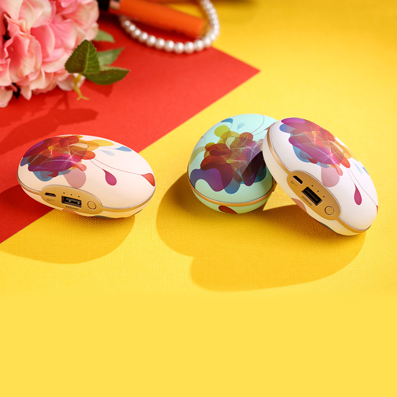 158H little flower bean warm hand treasure lovely shock massage instrument explosion-proof Mini USB charging treasure no hydropower and warm treasure21