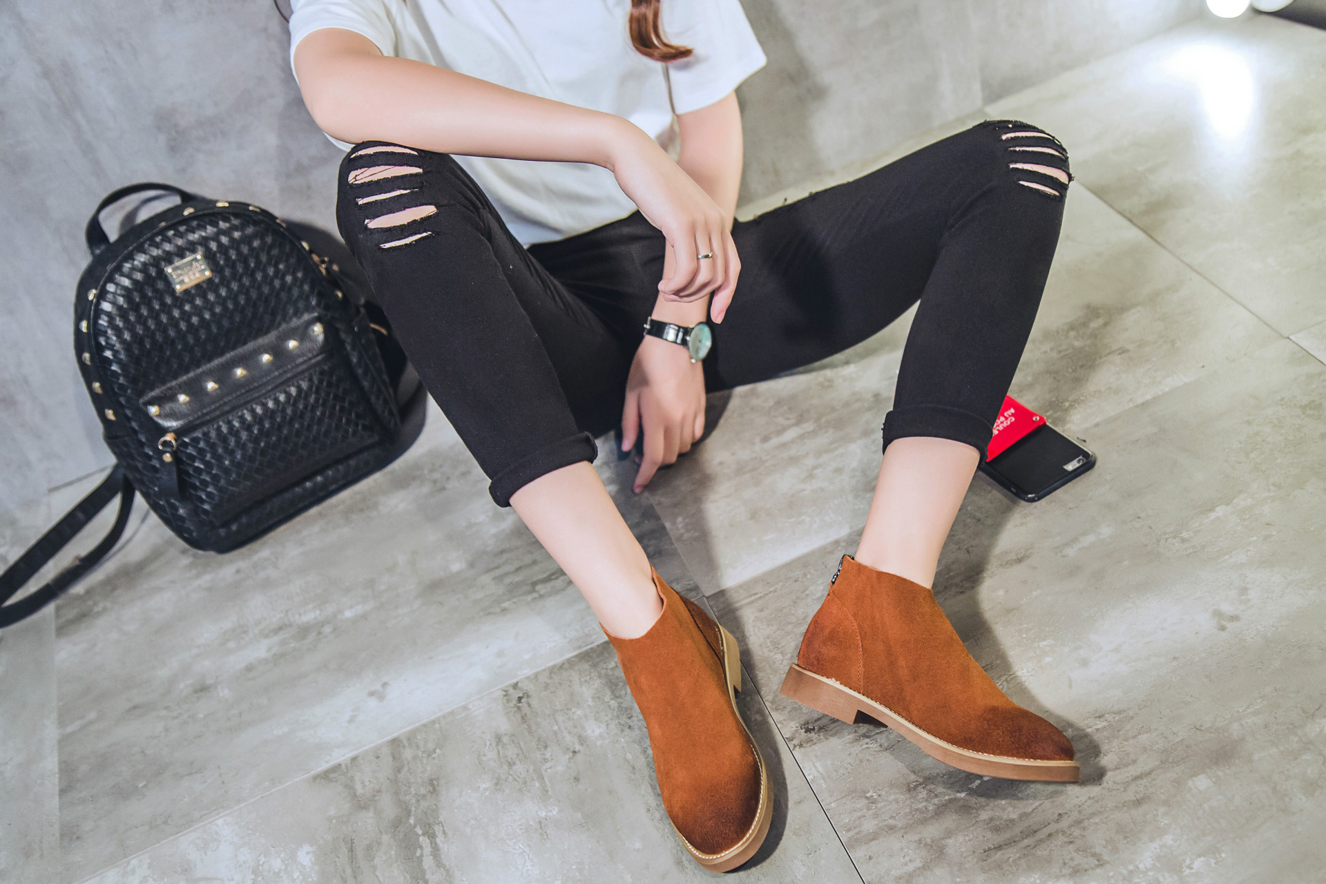 Bottes femme LETTRE en En cuir - Ref 3355281 Image 9