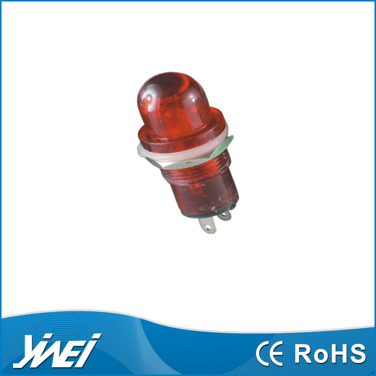 红色带帽安装孔直径15mm指示灯1W信号灯 YW5-302