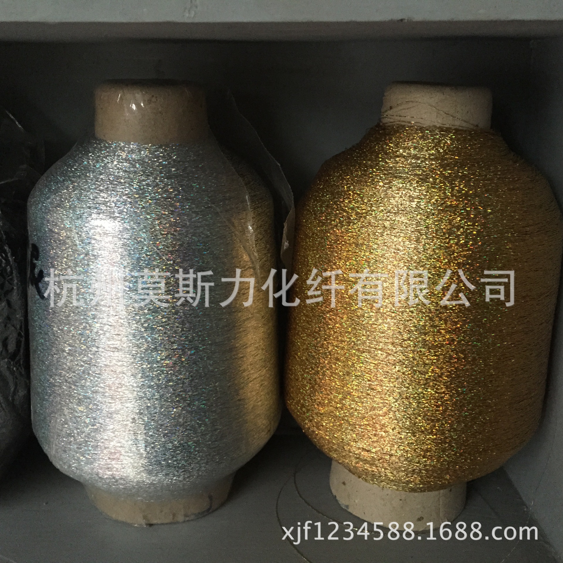 长期现货供应彩色单包金银丝