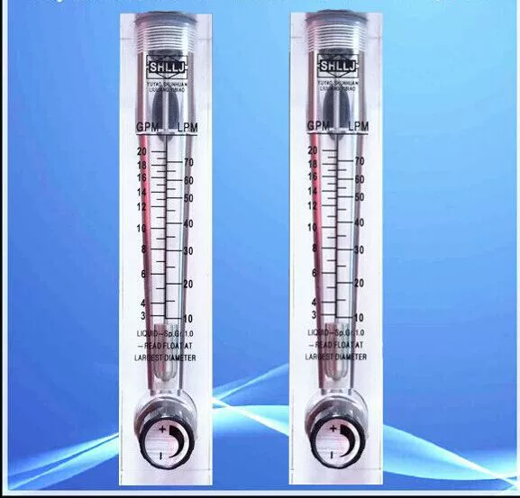 Water расходомер, плексиглас панели монтажа поплавка регулируемый расходомер