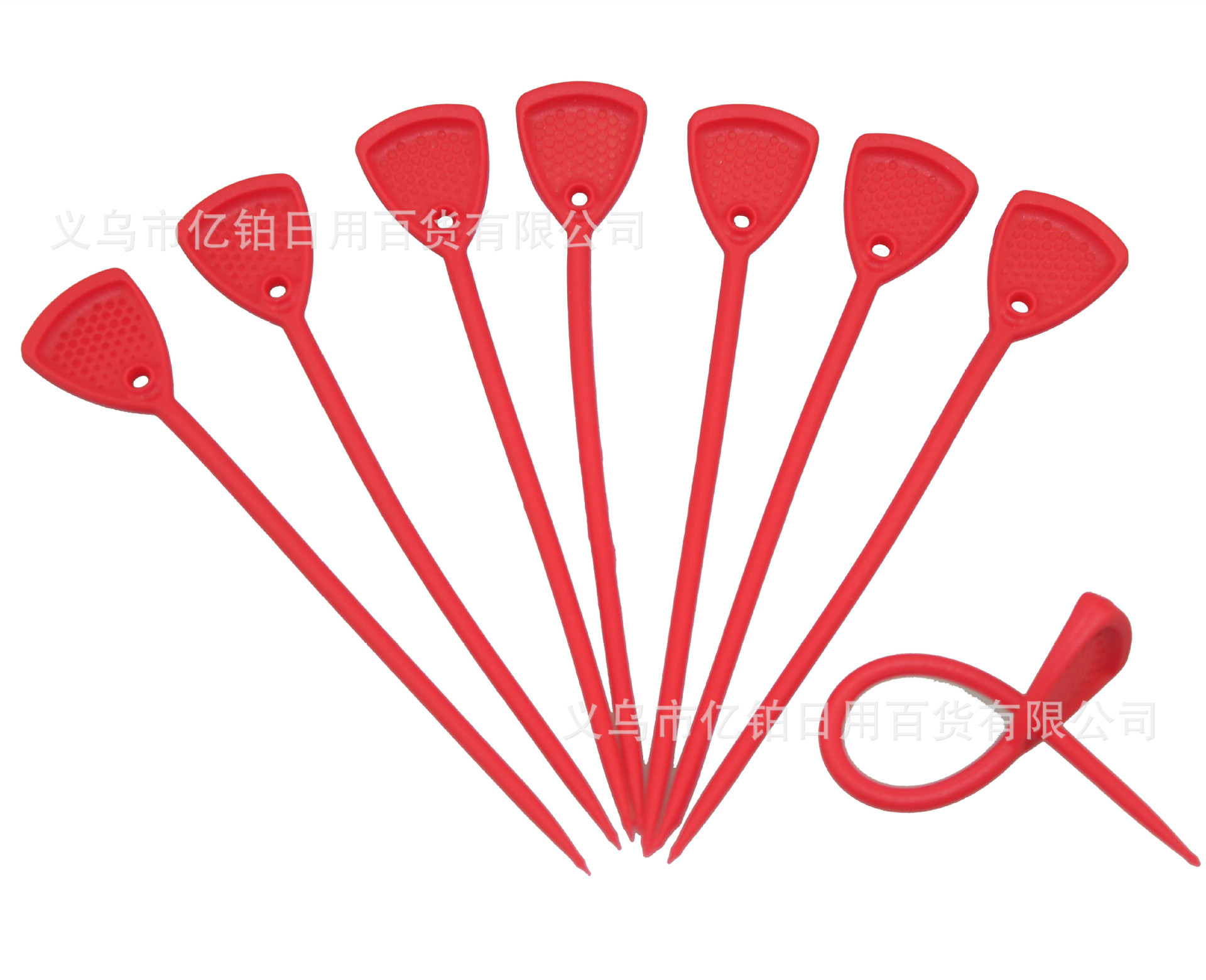 硅胶食品封口夹多用电线理线带食物袋束口扎带密封6条混色装|ms