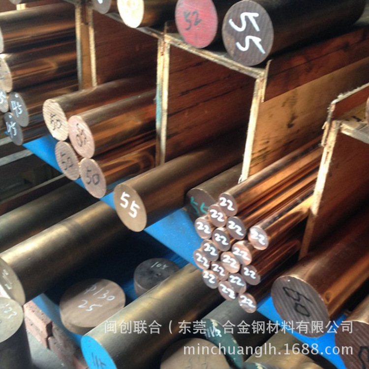 供应c17200铍青铜棒 零切c17200铍青铜 QBE2铍青铜棒 规格齐全