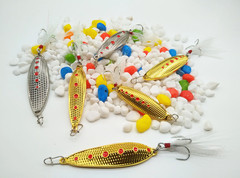 路亞亮片路亞餌假餌金屬競速艇遠投馬口翹嘴鱸魚淡水餌