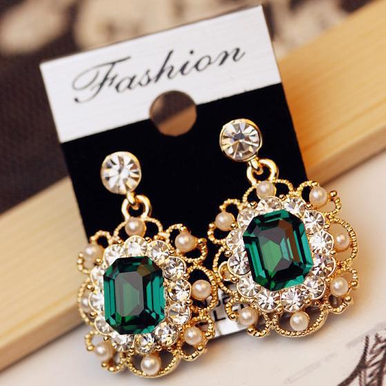 B051 Korean earrings, women's jewelry, d...