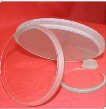 厂家专业定 制圆形丝印钢化玻璃 2mm圆形钢化玻璃3mm打孔钢化玻璃