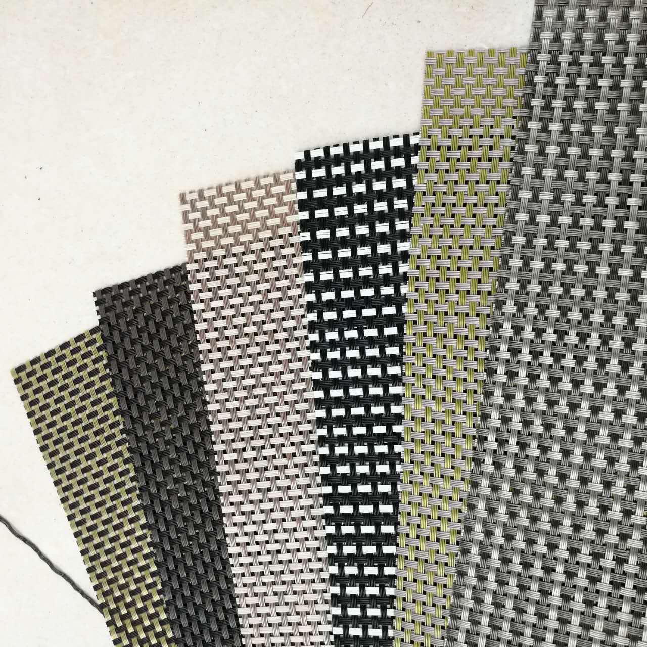 2020新款特斯林餐垫PVC环保酒店西餐垫 创意隔热垫杯垫定制批发详情图7