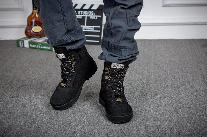 Bottes militaires en toile - porter - Ref 1397086 Image 16