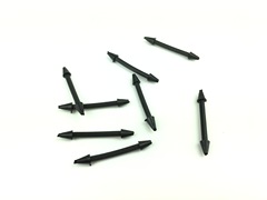 Supply of fishing gear accessories, plastic lead seat with pointed ends, fishing gear wholesale