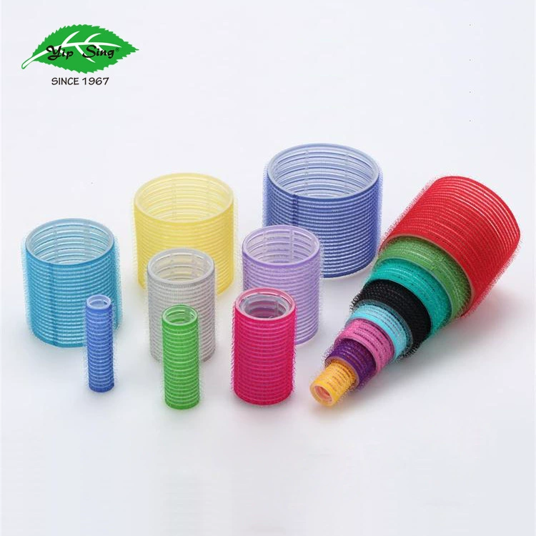 Прямые поставки с фабрики Yesheng, парикмахерские ролики с крючком и петлей для волос, самоклеящиеся ролики для волос