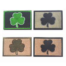 Subdued Irish Tactical Patch刺绣臂章柔和爱尔兰魔术贴布标