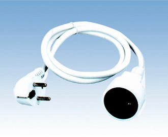 厂家电线插头欧洲VDE认证插头H05RR-F电源线户外防水橡胶线