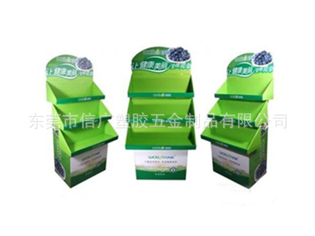 供应连锁商场超市 中空板饮料促销台 零食展示架 化妆品展示柜