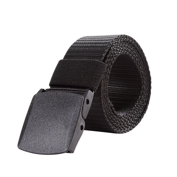 Solid color woven quick dry nylon plastic belt