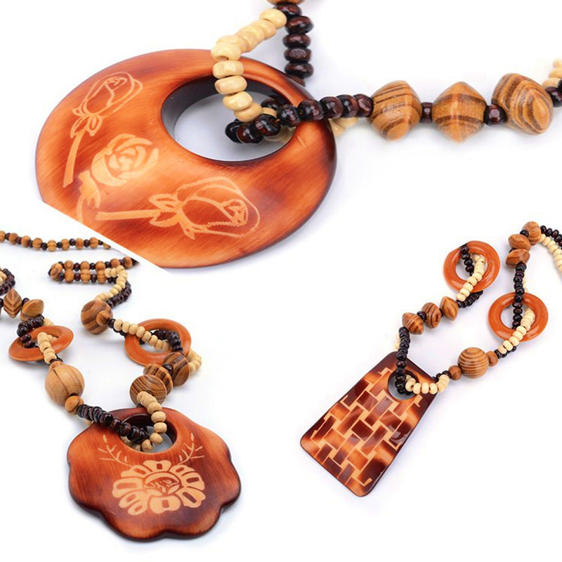 Pendentif en En bois - Ref 3447079 Image 4