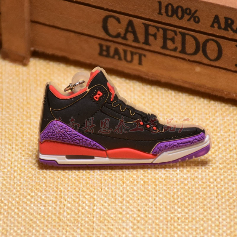 [Качественное подтверждение air jordan AJ3 3 ключодержатель]