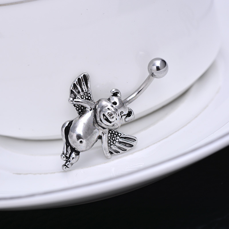 Labret piercing jewelry detail image