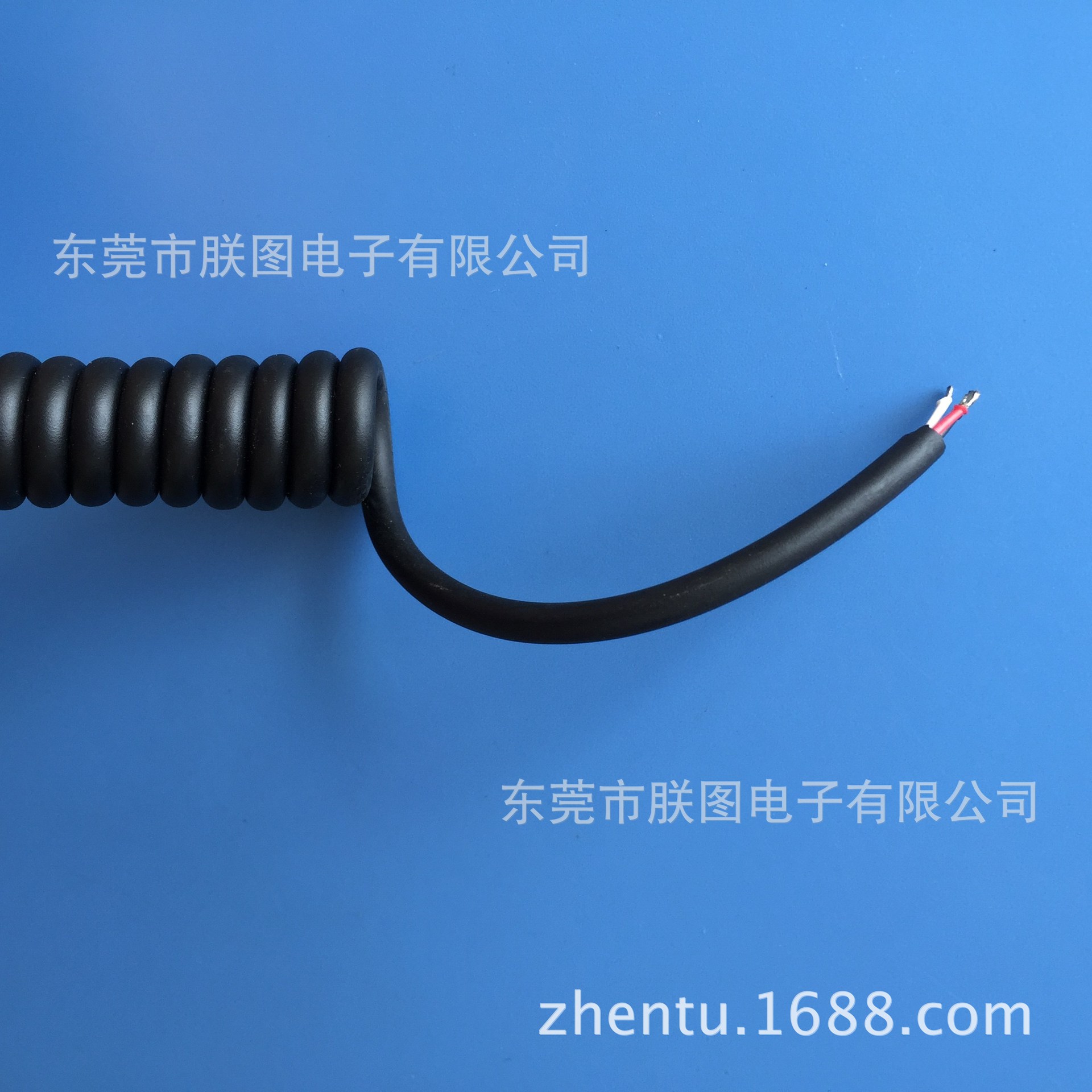 定制抗拉重型航空降噪耳机弹簧线 数控设备手轮TPU2.5弹簧线