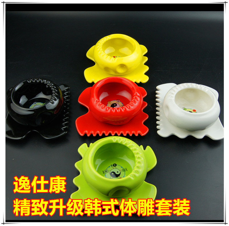 Wholesale New Hand Holding with Holes Korean Ceramic Body Carving Scraping Board Bowl Set Shaping Massage Beauty Salon Wholesale New Hand Holding with Holes Korean Ceramic Body Carving Scraping Board Bowl Set Shaping Massage Beauty Salon