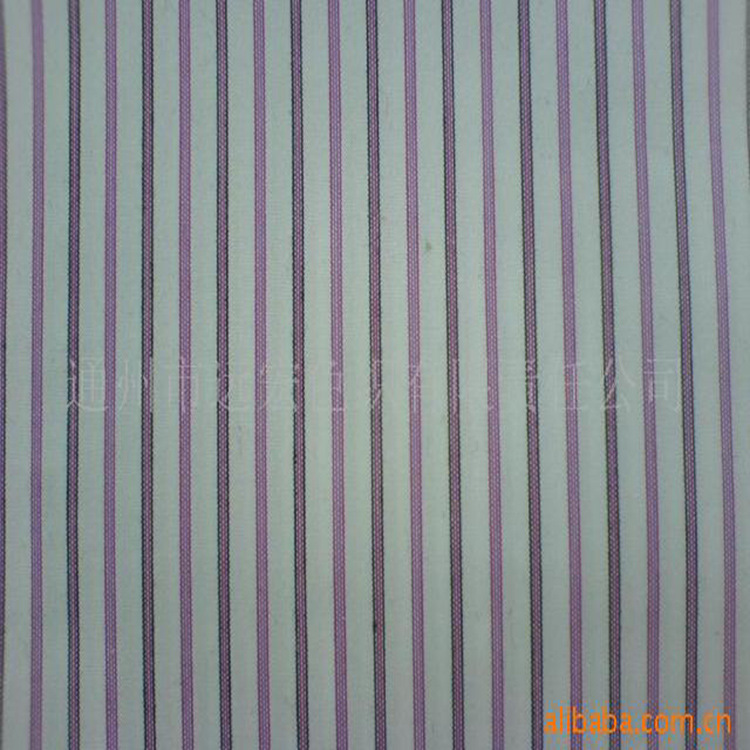 供应服装用涤纶精梳色织布 100%涤纶衬衫布定做批发