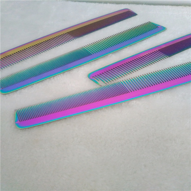 铝合金真空电镀彩色 梳子真空电镀七彩色 五金电镀厂真空镀彩色