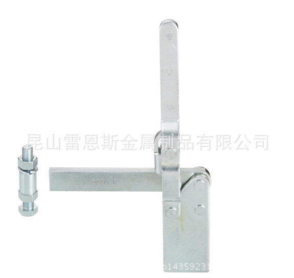 日本米思米闭合压力4000N肘夹立式前端螺栓焊接型直底座型MC04-12