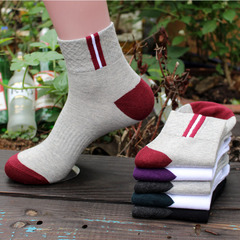 2020新款休閒男襪 吸汗防臭中筒棉襪子 男士地攤運動襪廠家批發