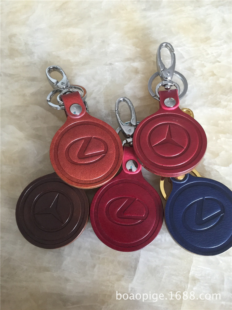 小礼品定制.高档真皮汽车钥匙扣 钥匙圈链环挂件|ms