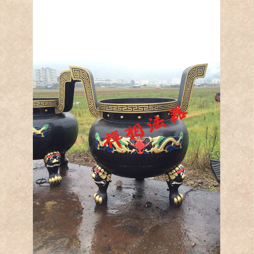 【圆形香炉】圆形平口香炉