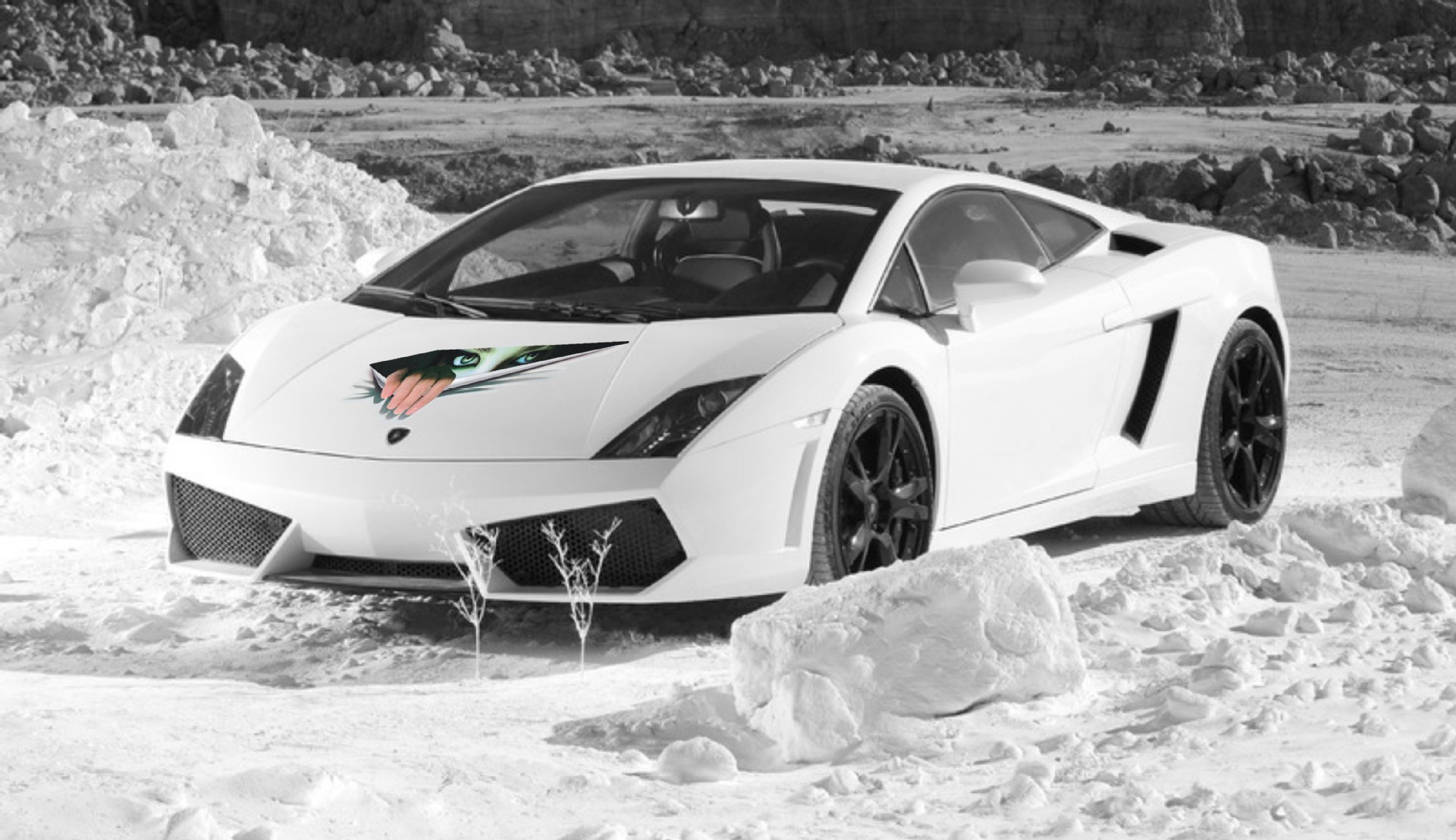 Pegatinas Plantillas De Pared Lamborghini Coche Sport 3d Efecto