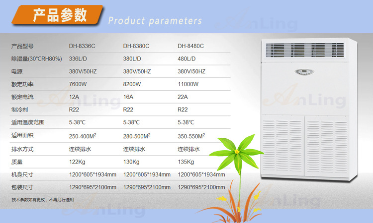 DH-8336和8380和8480C技术参数