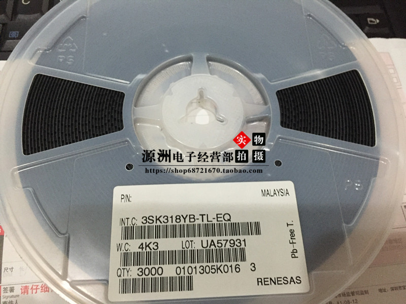 3SK318YB-TL-EQ New SOT-343 Silk Screen YB- 1 Disc 3K