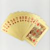 Factory direct supply gold foil poker card gold poker plating gold poker gold film poker