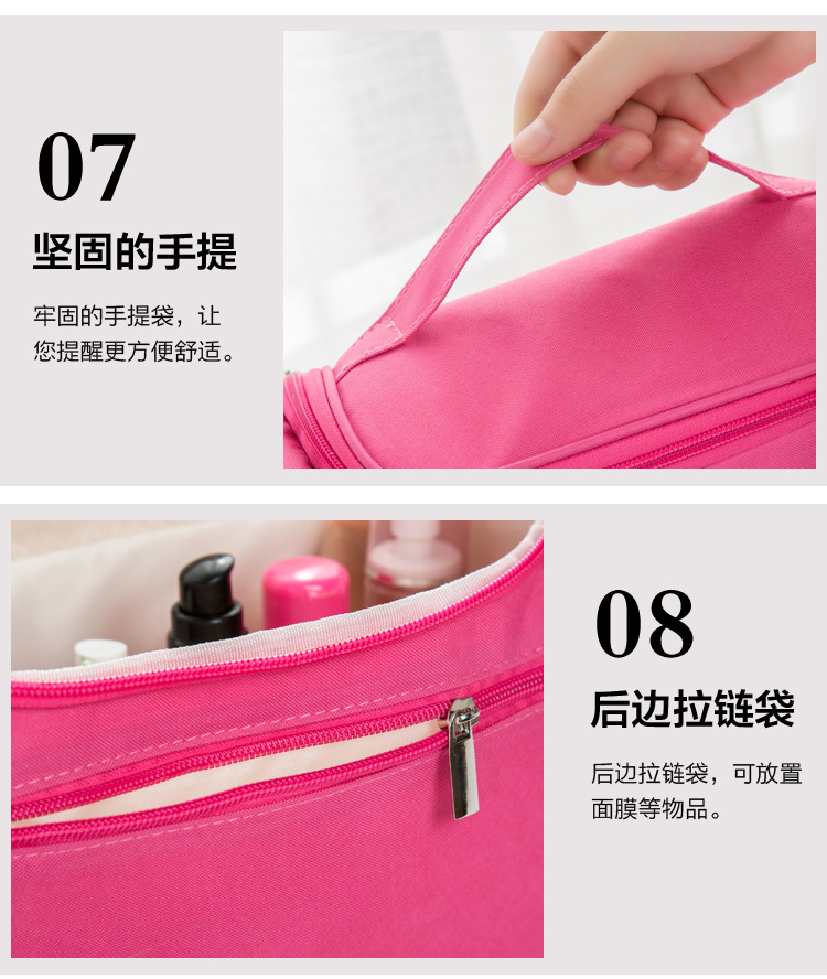200g Weight Pink, Purple, Red, Green, Black Color Large-capacity Camouflage Wash Bag Wholesale Nihaojewelry 7