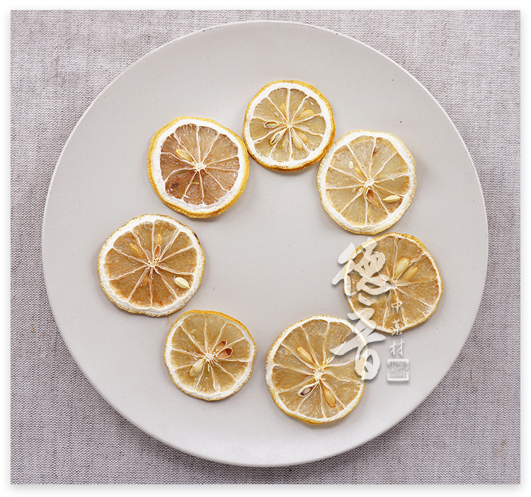 Dried Lemon Slices Ningmeng Pian Freeze Dried Citrus limon Fruit Tea Slices for Infusions and Culinary Use 100g Bag key features