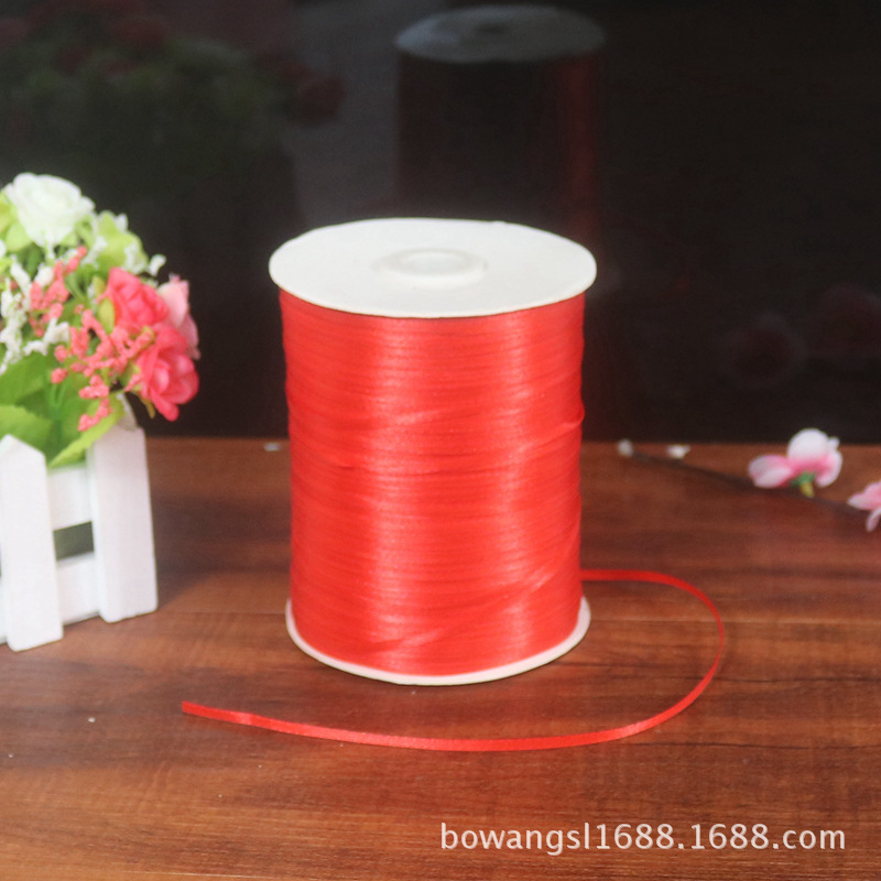 Transfronteriza 1 minuto 3mm 870 yardas pastel embalaje de regalo diy cinta caja de dulces accesorios festival de la boda ropa