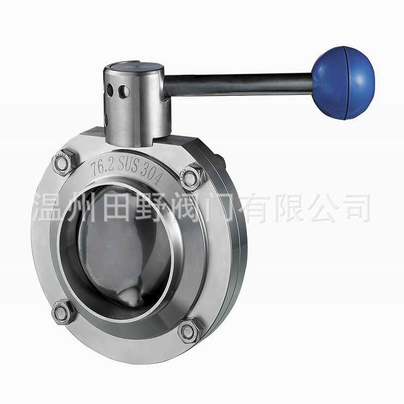 ���������ͺ��ӵ���304 SANITARY  WELDED BUTTERFLY  VALVE