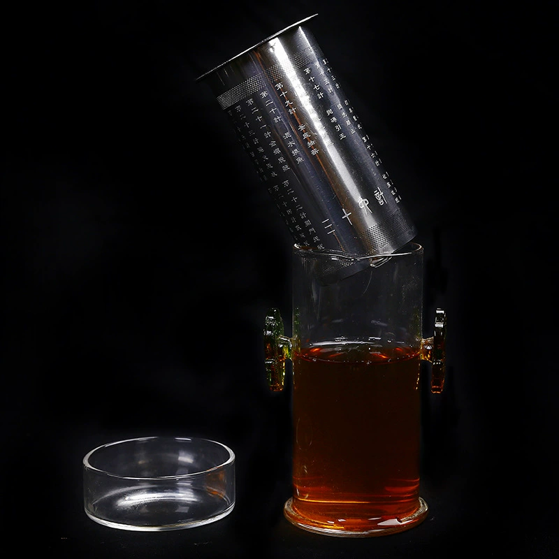 Фильтр для чая Bajun Tu Gong Fu Tea, 304 нержавеющая сталь, лазерная точка, ловля стеклянная, утечки чая, фильтр для чая