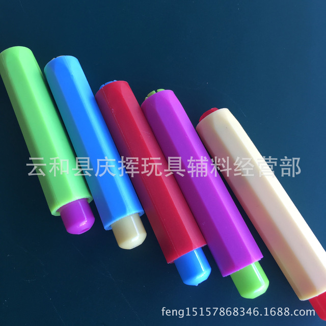 Bán buôn kẹp phấn nhựa 5 màu Không bẩn tay giảng dạy bộ phấn đặc biệt Chất liệu mới Bộ phấn trực tiếp Nhà máy Phụ kiện bút