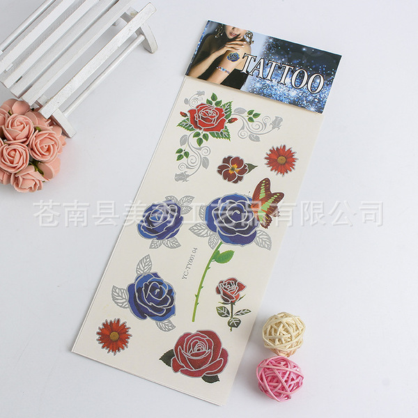 cartoon waterproof diverse tattoo stickers for men and women