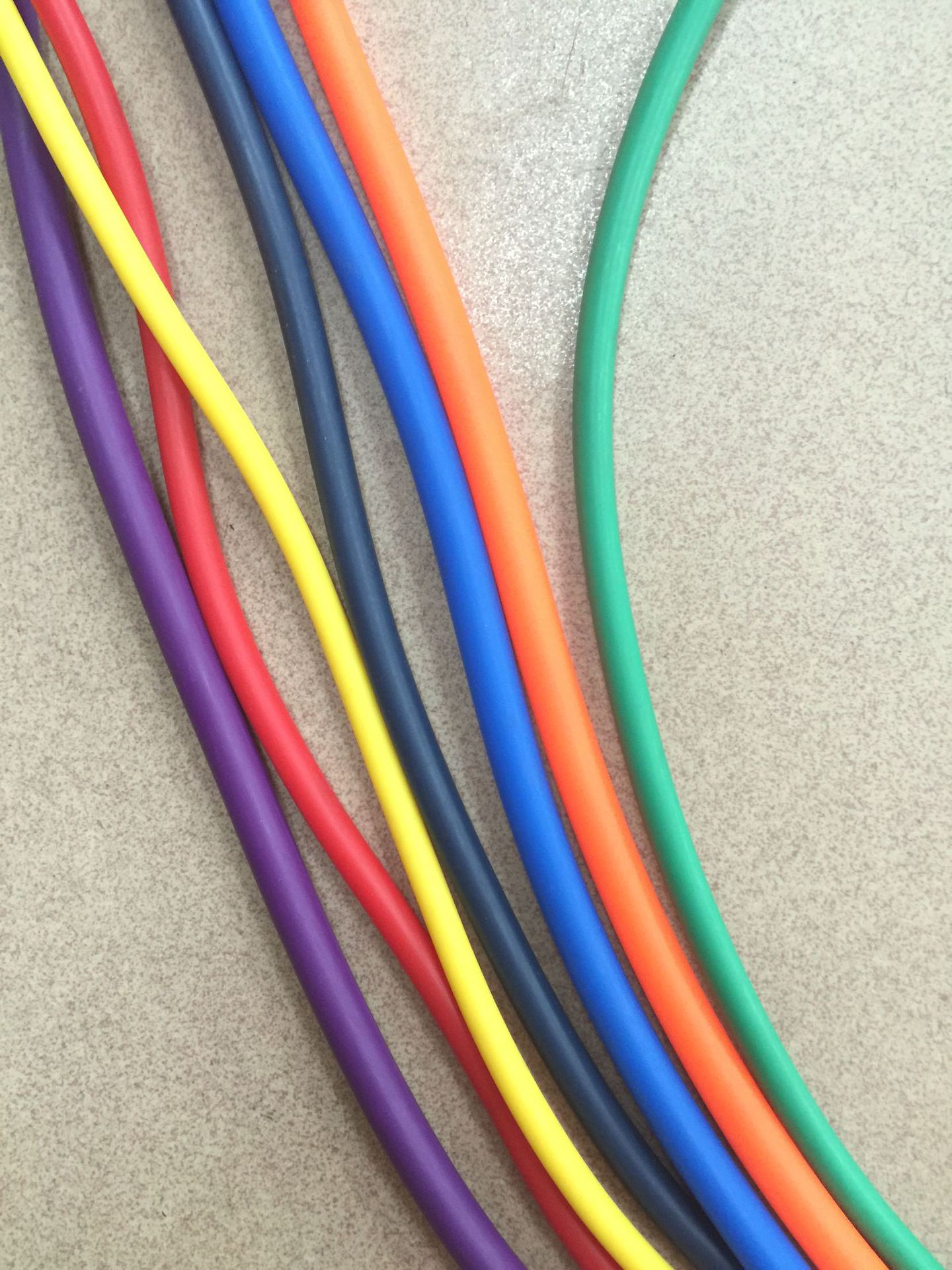 厂家生产11件套拉力器TPE弹力管 五款100磅拉力绳 TPE皮管