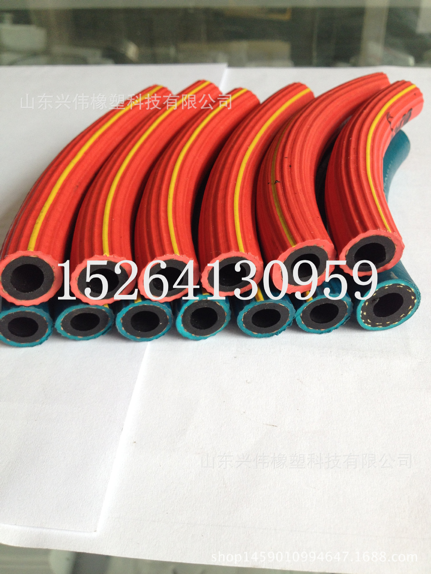 销售 8mm10mm氧气乙炔管 高压橡胶空气管 双色并联氧气管乙炔管