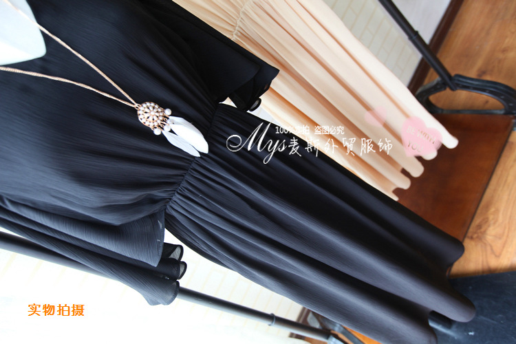 【女神連衣裙OP】韓版*超垂墜感~超長裙飛袖設計