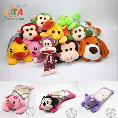 夏季婴幼儿立体卡通动物冰丝童枕 宝宝荞麦枕头 儿童枕头定型枕頭|ms