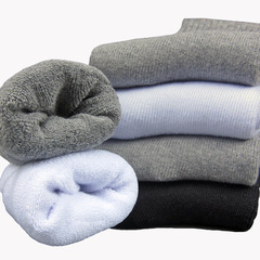 Factory-direct men's high-waisted winter thermal socks, thickened sports socks, towel-style socks, full-loop wool socks, and long-length cotton stockings.