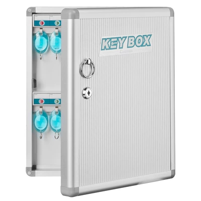 Jinlongxing B1032 aluminum alloy 32-bit key cabinet key box wall hanging key box car key box discount (Avtomobil qapı kilidi silindrləri)