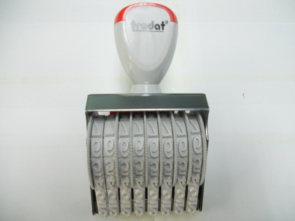 ��Ʒ׿��1598ӡ�� �ָ�9MM 8λ����ӡ�� Trodat �ɵ�ת�������� 